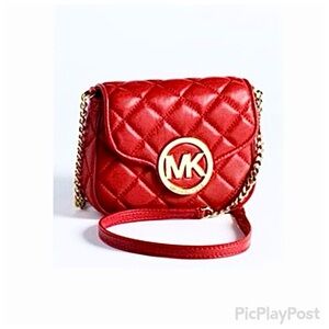 MICHAEL KORS Fulton Quilted Leather Crossbody Bag